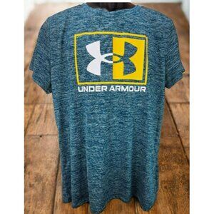 Under Armour Womens Loose Fit Blue Heather T-Shirt XL